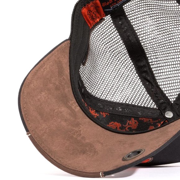 Red Monkey The Cock RM1387 Limited Edition Unisex Trucker Hat Cap | 2 Colors - Picture 8 of 15